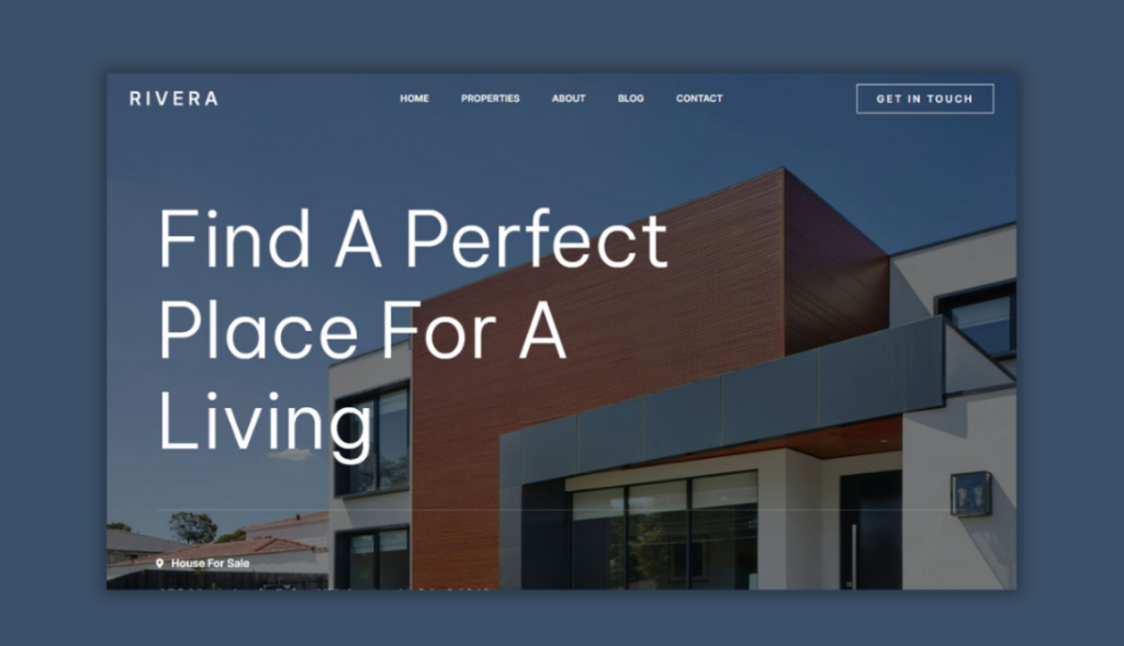 Property sale website development