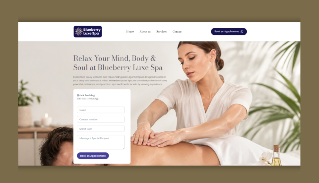 modern living website development (1)