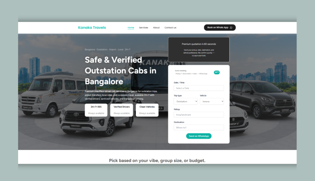 modern living website development (2)